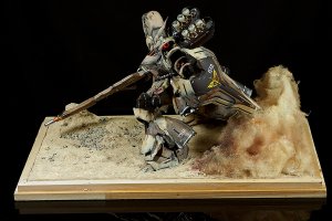 [MG]사자비 사막 디오라마 SAZABI Ver.Ka DESERT DIORAMA - 가로사진