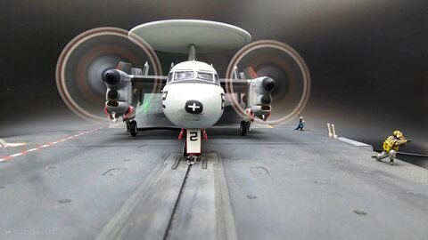E-2C 호크아이 1/72 개조 완성기