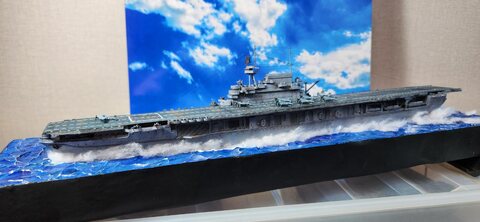 "Gray Ghost" CV-6 USS Enterprise. Midway, 4 JUNE 1942, "Hunting Hiryu"