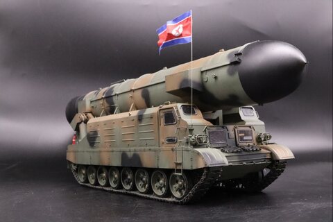 북조선 중거리탄도미사일 북극성-2