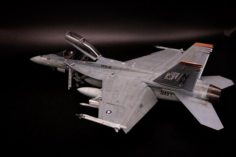 F/A-18F 슈퍼호넷 블랙에이스 완성했습니다