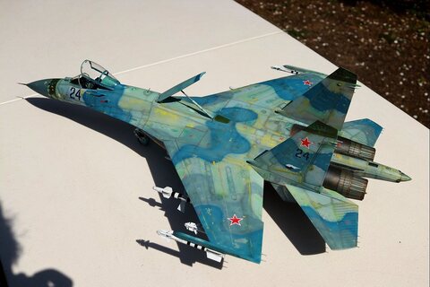 초대물 su-27 플랭커, 1/32 트럼페터