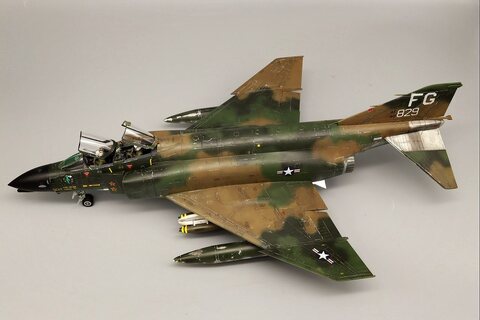 f-4c 베트남전 버전 완성했습니다