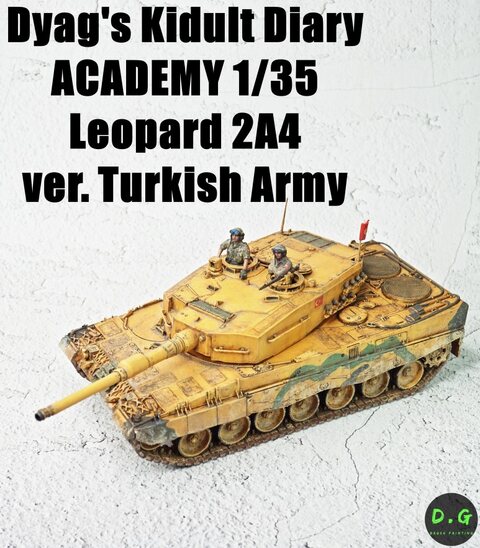 [AFV] 1/35  Leopard 2A4 Turkish Army / ACADEMY