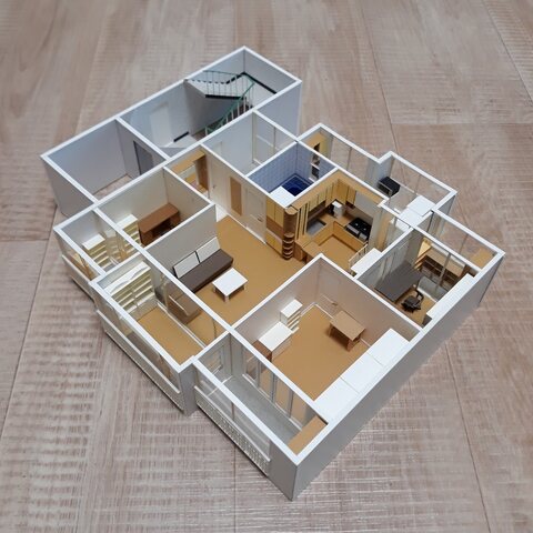 1/50 아파트 모형 (자작)