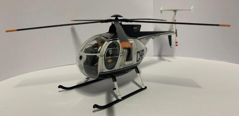 Academy Hughes 500D Police Helicopter (1/48)