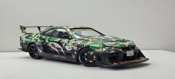 ▶Japanese '25 [TAMIYA X Zoom on] 1/24 NISSAN ER34 Skyline X LBWK X BAPE