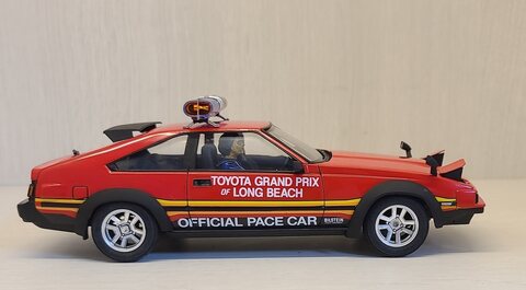 ▶Japanese '82 [TAMIYA] 1/24 TOYOTA Celica SUPRA II, Martial Car of Longbeach GP
