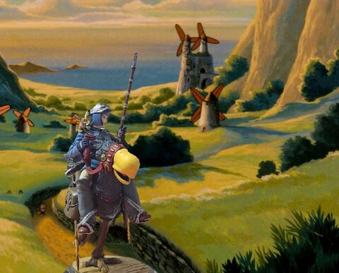 나우시카, riding on Kai