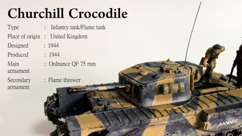 Churchill Crocodile 1:35 Tamiya