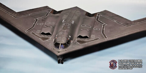 B-2A Spirit(USAF, 1/72, Model Collect)