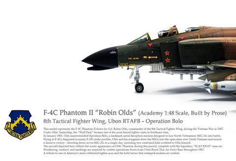 F-4C PhantomⅡ "Robin Olds" (Academy, 1:48)