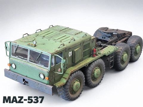 마당쇠 MAZ-537 올립니다(트럼페터 35스케일)