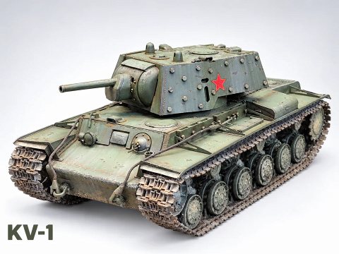 KV-1 올립니다(트럼페터 35스케일)