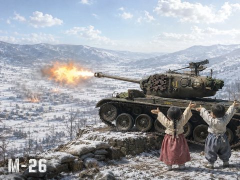 M-26 퍼싱 올립니다(타미야 35스케일)