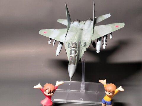 MIG-29A 펄크럼 완성(나팔수 1/72)