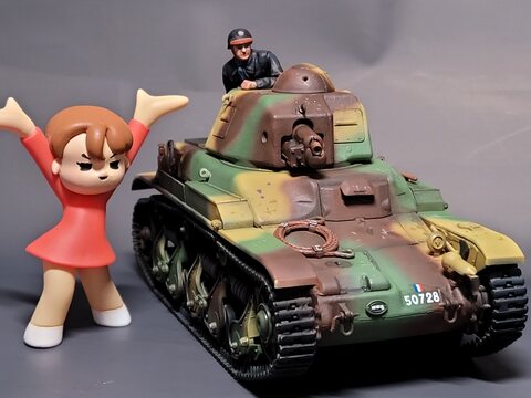 르노 R35 쪼꼬미전차 올립니다(타미야 35스케일)