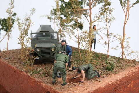 Vietnam War Tunnel Rats Diorama