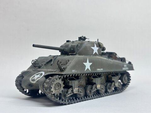 타미야 M4A3셔먼 완성