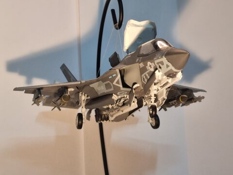 [붓도색] USMC F-35B VMFA-121 그린나이츠 (비스트모드) 아카데미 1:72