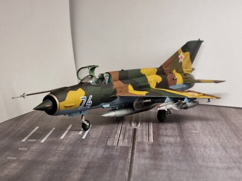 [붓도색] Eduard 1/72 MIG-21 MF Interceptor