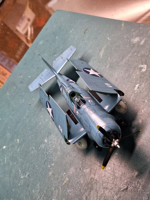 아카데미 1/48 그루만 USN F4F-4 Wildcat  완성