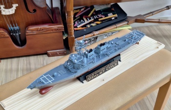 트럼페터 1/350 USN DDG-67 Cole 제작기 5_완성