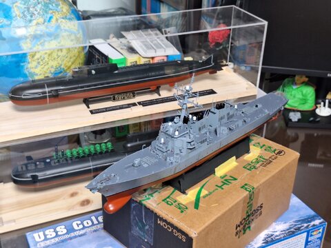 트럼페터 1/350 USN DDG-67 Cole 제작기 3