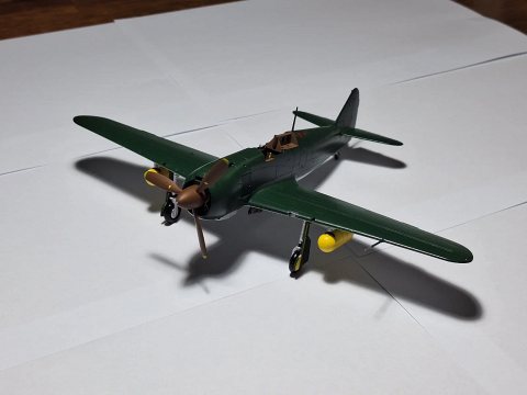 하세가와 1/48 Kawasaki Ki-100 1a 5식 전투기 제작기