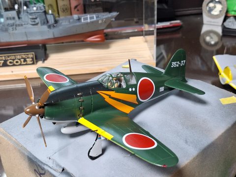 타미야 1/48 미쯔비시 J2M3 Raiden(雷電) 21형 국지전투기 제작 3
