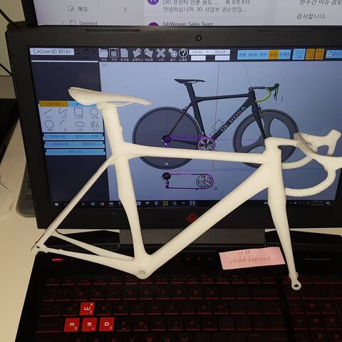 Bike 자작(3D desing+출력+조립+도색)