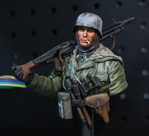 라이프미니어쳐 MG42 Gunner bust