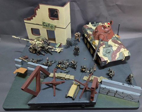 1/35 베를린 외곽 다리 방어 디오라마