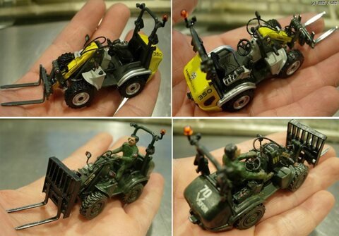 1/50 Military Forklift