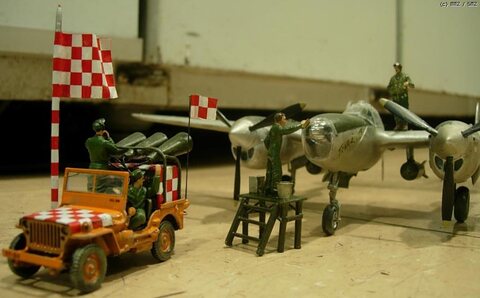 Follow me Jeep & P-38