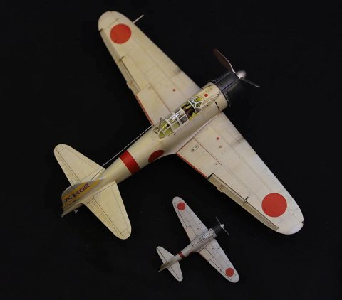 1/48, 1/144  A6M2B   ZERO FIGHTER