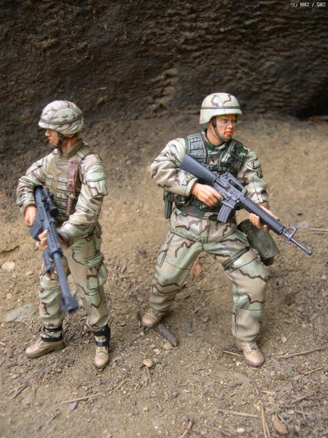 1/16 Modern USMC Sniper Team