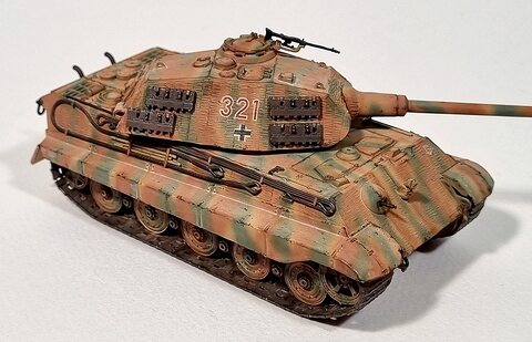 Tiger II Porsche Turret (1/72 Revell)