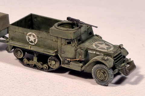 M3A1 Half track (1/76 Airfix)