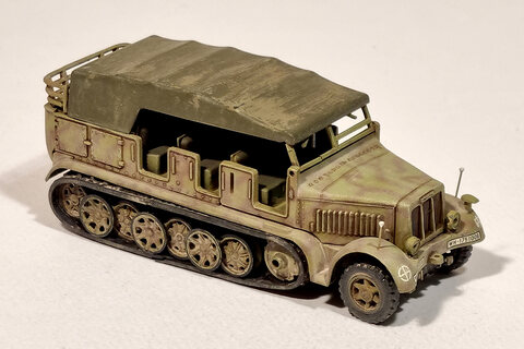sd.kfz.7 8ton Half track (1/72 뽀빠이과학)