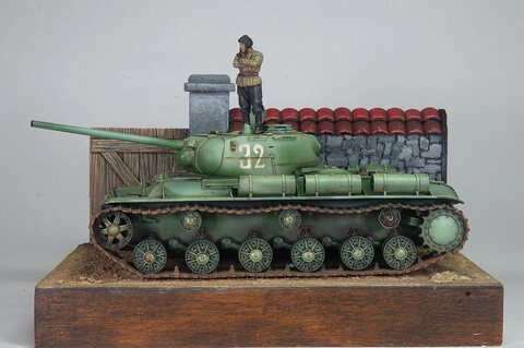 1/35 RUSSIA KV-85 베이스 완성 올립니다.