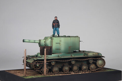 1/35 ZVEZDA KV-2 베이스