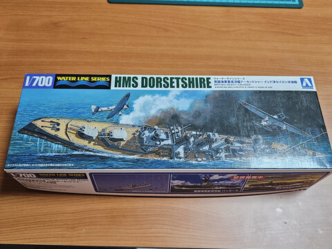 1/700 아오시마 리미티드 에디션 HMS Dorsetshire 제작기