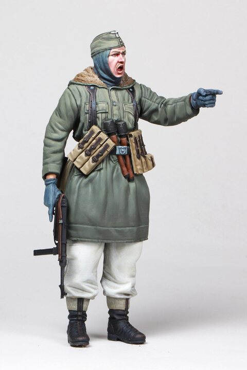WWII German Winter Infantry with MP40