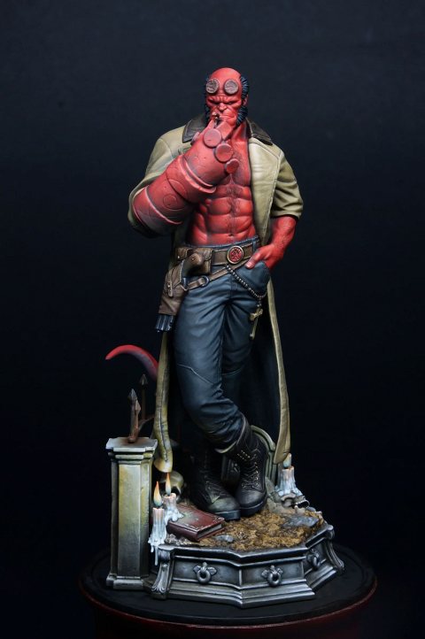 Hellboy 1/16, 3D printing.