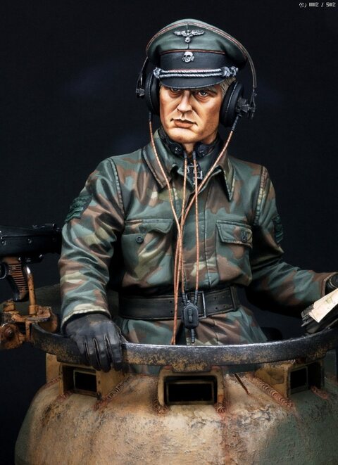 Max Wunsche Western Front 1944. (Young Miniatures. 1/10 Scale )