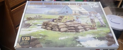 1/35  보더 75mm 대포 조립 완료