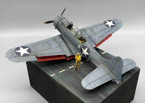 SBD-2 Dauntless (1/48 아카데미)