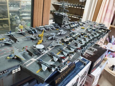1/350 타미야 엔터프라이즈 완성해 보았습니다