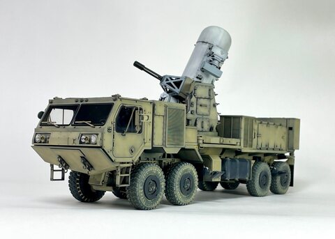 ILK 1/35 US C-RAM HEMTT A3 with Def Model - XZL Sagged Wheel set